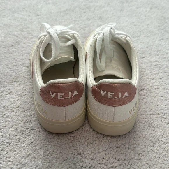 Veja Campo Chromefree Leather White Nacre - Picture 5 of 6